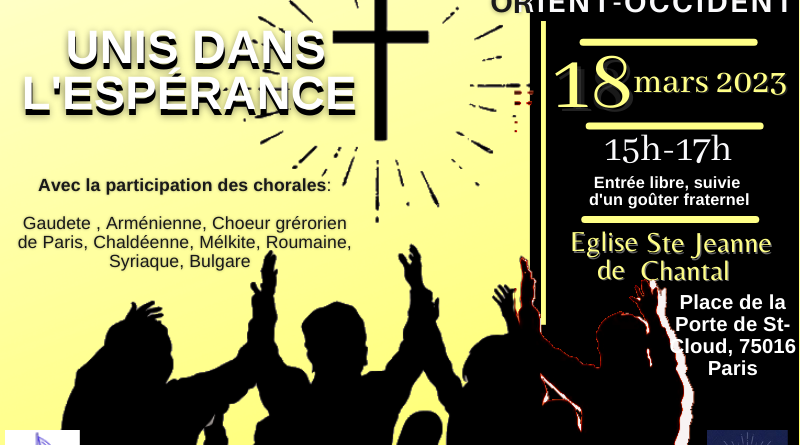 Concert inter-Églises le18 mars 2023