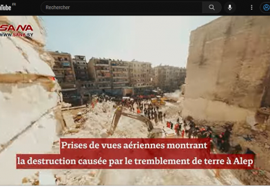 Nouvelles d’Alep après le double tremblement de terre